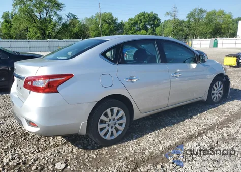 2017 Nissan Sentra S из США, поврежденный, VIN 3N1AB7AP2HY323313